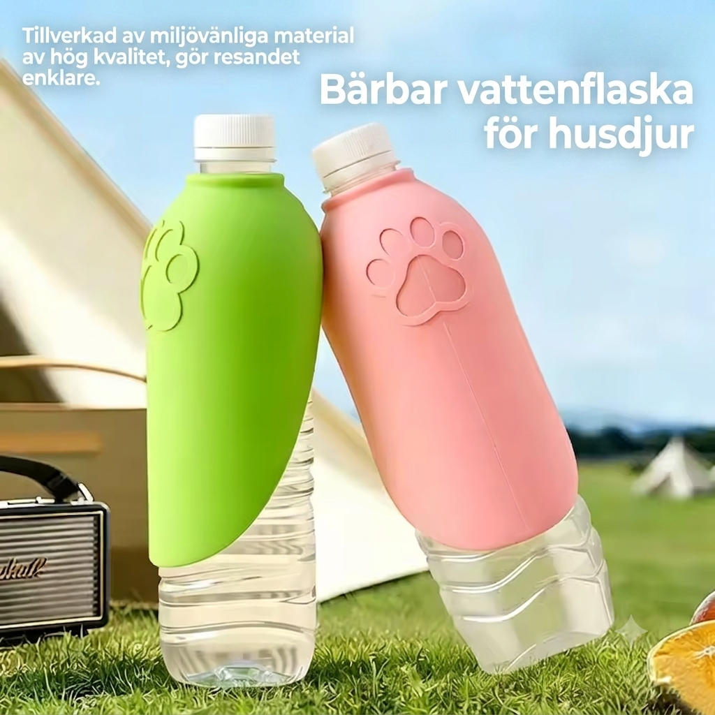 Vattenskål för Pet-flaska